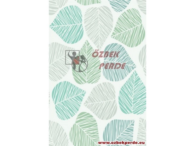 Kalpli Yaprak Baskılı Halı